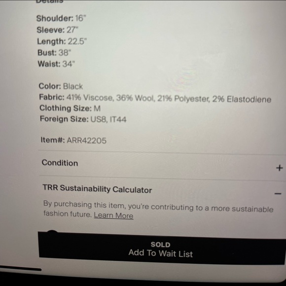 Armani Collezioni Blazer - Picture 2 of 3